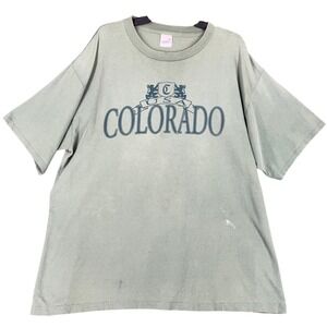Vintage Colorado‎ Shirt XXL Souvenir Tee Made USA Single Stitch Y2K 90s Tourist